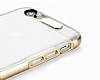 Rock iPhone 6 Plus / 6S Plus Fla Sensrl Silver Kenarl effaf Silikon Klf - Resim: 7