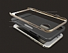 Rock iPhone 6 Plus / 6S Plus Mavi Metalik Kenarl Siyah Silikon Klf - Resim: 7