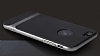 Rock iPhone 6 Plus / 6S Plus Gold Metalik Kenarl Siyah Silikon Klf - Resim: 9