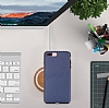 Rock Origin iPhone 7 Plus / 8 Plus Karbon Dark Blue Silikon Klf - Resim: 1