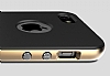 Rock Royce iPhone SE / 5 / 5S Lacivert Metalik Kenarl Silikon Klf - Resim: 1