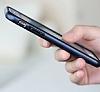 Rock Royce iPhone 7 Plus Lacivert Metalik Kenarl Siyah Silikon Klf - Resim: 2