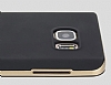 Rock Royce Samsung Galaxy Note FE Lacivert Metalik Kenarl Siyah Silikon Klf - Resim: 1