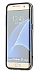 Rock Royce Samsung Galaxy S7 Edge Dark Silver Metalik Kenarl Siyah Silikon Klf - Resim: 2