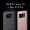 Rock Samsung Galaxy S8 Plus Karbon Siyah Rubber Klf - Resim: 5