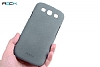 Rock Samsung Galaxy S3 / S3 Neo Quicksand Gri Rubber Klf - Resim: 7