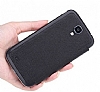 Rock Samsung i9500 Galaxy S4 Magic Serisi Pencereli Flip Cover Siyah Klf - Resim: 2