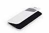 Rock Samsung i9500 Galaxy S4 Magic Serisi Pencereli Flip Cover Beyaz Klf - Resim: 5