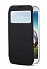 Rock Samsung i9500 Galaxy S4 Magic Serisi Pencereli Flip Cover Beyaz Klf - Resim: 6