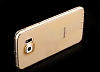 Rock Samsung i9800 Galaxy S6 Ultra nce effaf Gold Silikon Klf - Resim: 5