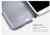 Rock Samsung N7100 Galaxy Note 2 Sert Parlak Gri Rubber Klf - Resim: 1