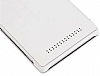 Rock Sony Xperia T2 Ultra Excel Serisi Standl nce Yan Kapakl Beyaz Klf - Resim: 3
