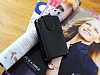 Samsung C3310 Champ Deluxe Dik Kapakl Siyah Deri Klf - Resim: 3