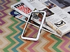 Samsung Galaxy A3 Silikon Bumper ereve Beyaz Klf - Resim: 1