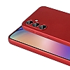 Samsung Galaxy A55 Mat Krmz Silikon Klf - Resim: 1