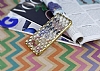 Samsung Galaxy A7 2016 Diamond Gold Kenarl effaf Silikon Klf - Resim: 4