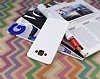 Samsung Galaxy A7 Nokta Desenli Mat Beyaz Silikon Klf - Resim: 1