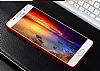 Samsung Galaxy A8 2016 Tam Kenar Koruma Silver Rubber Klf - Resim: 3