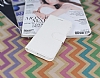 Samsung Galaxy A8 Czdanl Yan Kapakl Beyaz Deri Klf - Resim: 1