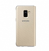 Samsung Galaxy A8 Plus 2018 Orijinal Neon Flip Gold Klf - Resim: 5