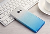 Samsung Galaxy C5 Pro Simli Mavi Silikon Klf - Resim: 4