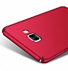 Samsung Galaxy C5 Tam Kenar Koruma Krmz Rubber Klf - Resim: 5