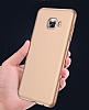 Samsung Galaxy C7 Pro Tam Kenar Koruma Krmz Rubber Klf - Resim: 2