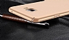 Samsung Galaxy C7 Pro Tam Kenar Koruma Rose Gold Rubber Klf - Resim: 4