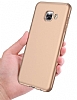 Samsung Galaxy C7 SM-C7000 Tam Kenar Koruma Silver Rubber Klf - Resim: 2