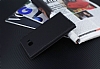 Samsung Galaxy C9 Pro Gizli Mknatsl ereveli Siyah Deri Klf - Resim: 1