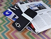Samsung Galaxy E7 Standl Siyah Silikon Klf - Resim: 2