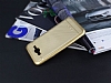 Samsung Galaxy J7 Metalik Noktal Gold Silikon Klf - Resim: 1
