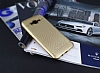 Samsung Galaxy J7 Metalik Noktal Gold Silikon Klf - Resim: 2