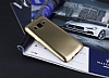 Samsung Galaxy J5 Metalik Gold Silikon Klf - Resim: 1