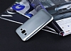 Samsung Galaxy J5 Metalik Silver Silikon Klf - Resim: 2