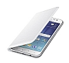 Samsung Galaxy J5 Orjinal Flip Wallet Beyaz Klf - Resim: 2