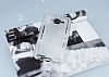 Samsung Galaxy J5 effaf Beyaz Simli Silikon Klf - Resim: 1