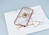 Samsung Galaxy J5 Tal Kalp Selfie Yzkl Rose Gold Silikon Klf - Resim: 1