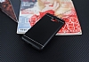 Samsung Galaxy J7 Max Silikon Kenarl Metal Siyah Klf - Resim: 1