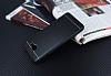 Samsung Galaxy J7 Max Silikon Kenarl Metal Siyah Klf - Resim: 2