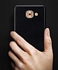 Samsung Galaxy J7 Max Tam Kenar Koruma Gold Rubber Klf - Resim: 5