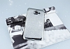 Samsung Galaxy J7 Max Tal Kenarl Simli Silver Silikon Klf - Resim: 1