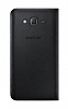 Samsung Galaxy J7 Orjinal Flip Wallet Siyah Klf - Resim: 2