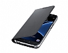 Samsung Galaxy J7 Prime / J7 Prime 2 Czdanl Yan Kapakl Siyah Deri Klf - Resim: 1