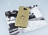 Samsung Galaxy J7 Prime / J7 Prime 2 Selfie Yzkl Simli Gold Silikon Klf - Resim: 1