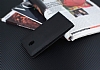 Samsung Galaxy J7 Pro 2017 Gizli Mknatsl ift ereveli Siyah Deri Klf - Resim: 2