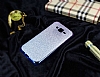 Samsung Galaxy J7 Simli Mor Silikon Klf - Resim: 1