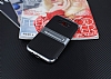 Samsung Galaxy J7 / Galaxy J7 Core Standl izgili Dark Silver Silikon Klf - Resim: 2