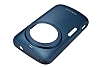 Samsung Galaxy K zoom Orjinal Deri Grnml Mavi Rubber Klf - Resim: 2
