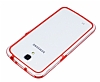 Samsung Galaxy Mega 6.3 Bumper ereve Krmz Klf - Resim: 1